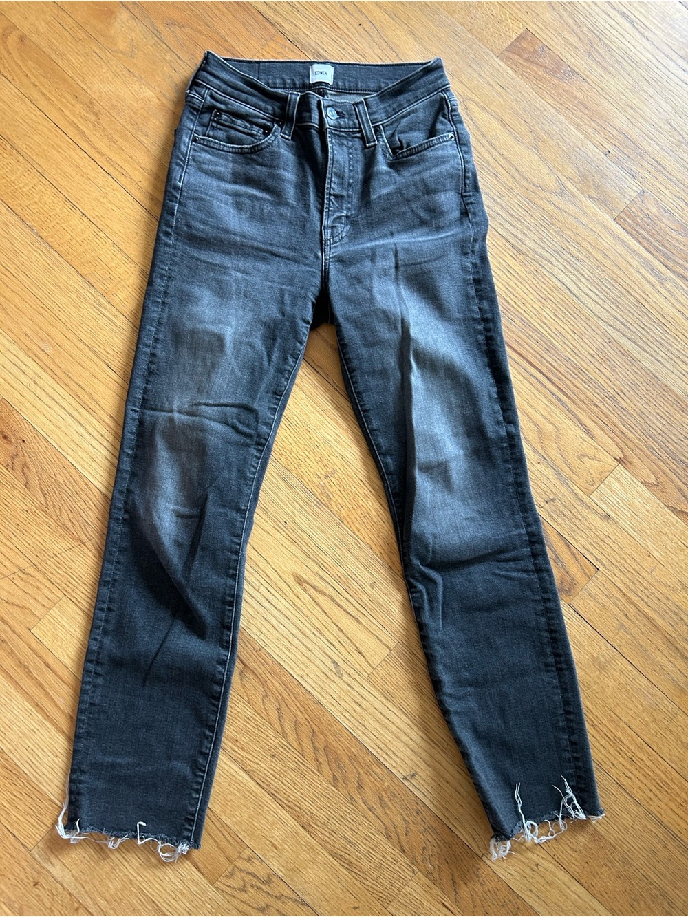 EDWIN High-Rise Black Skinny Jeans - Women's